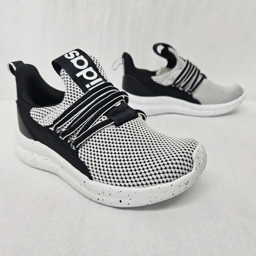 Adidas Lite Racer Adapt 7.0‎ K Athletic Shoes IE6384 Black White Kids Size 13K